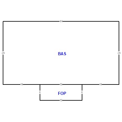 Building layout (traversing data) of this property
