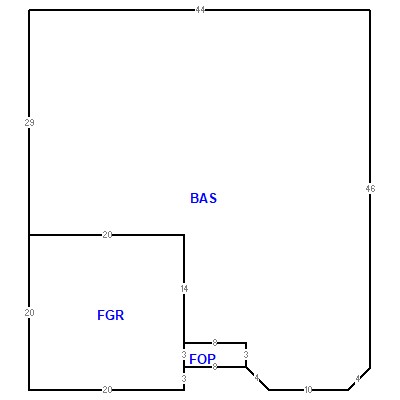 Building layout (traversing data) of this property