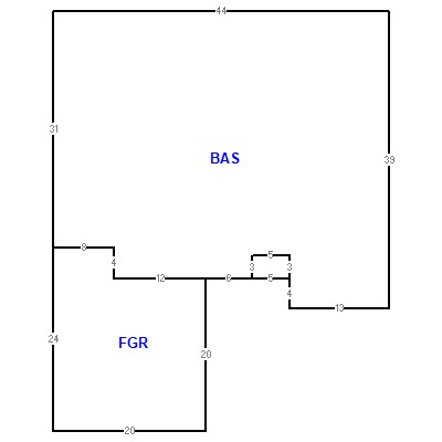 Building layout (traversing data) of this property