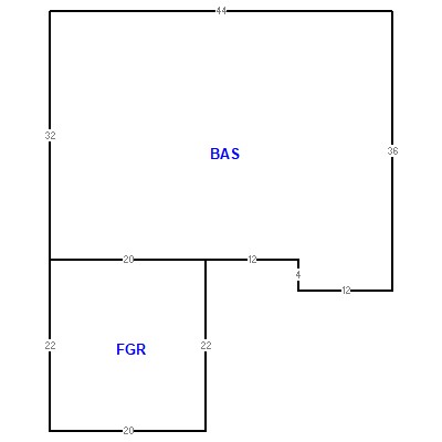 Building layout (traversing data) of this property