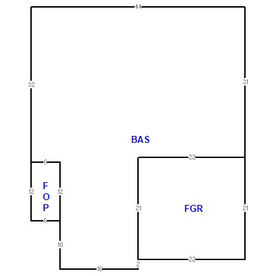 Building layout (traversing data) of this property
