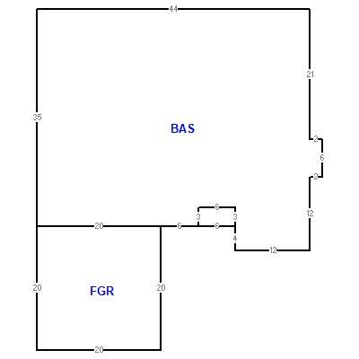 Building layout (traversing data) of this property