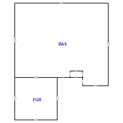 Building layout (traversing data) of this property