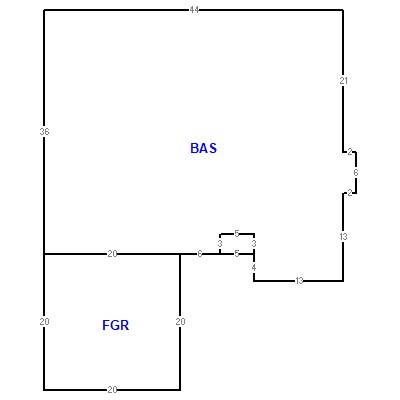 Building layout (traversing data) of this property