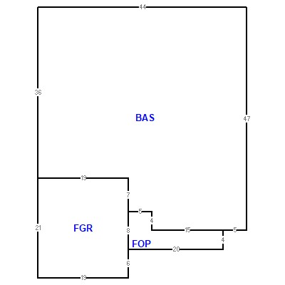 Building layout (traversing data) of this property