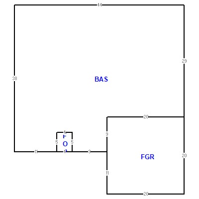 Building layout (traversing data) of this property