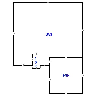Building layout (traversing data) of this property
