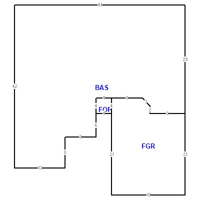 Building layout (traversing data) of this property