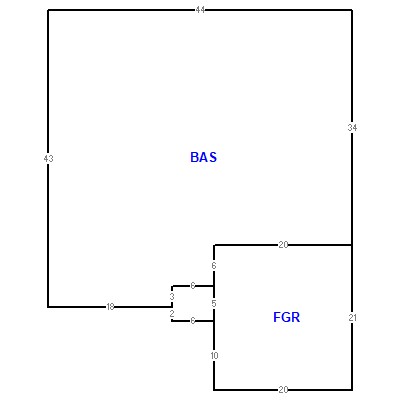 Building layout (traversing data) of this property