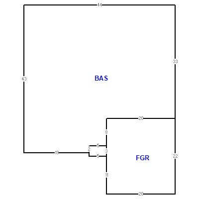 Building layout (traversing data) of this property