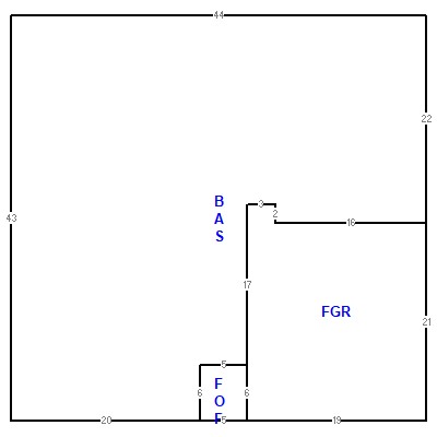 Building layout (traversing data) of this property