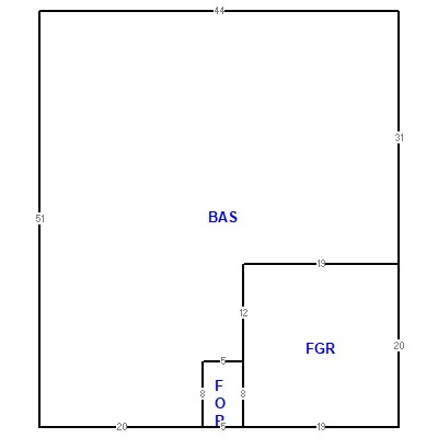 Building layout (traversing data) of this property