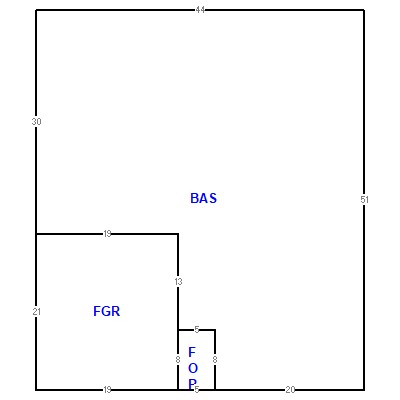 Building layout (traversing data) of this property
