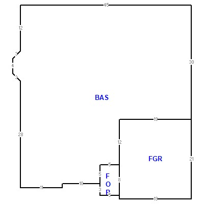 Building layout (traversing data) of this property