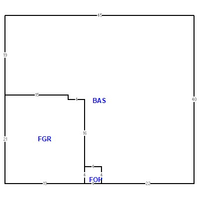 Building layout (traversing data) of this property