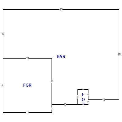 Building layout (traversing data) of this property