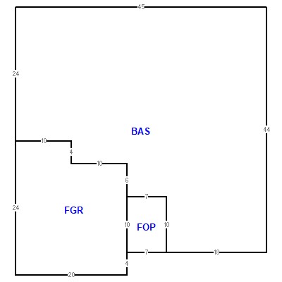 Building layout (traversing data) of this property