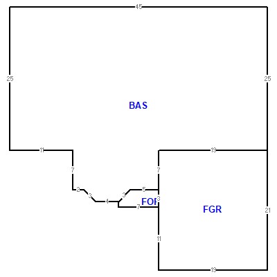 Building layout (traversing data) of this property