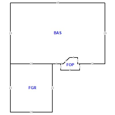 Building layout (traversing data) of this property