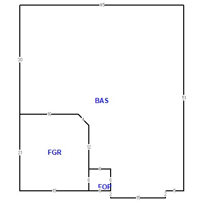 Building layout (traversing data) of this property