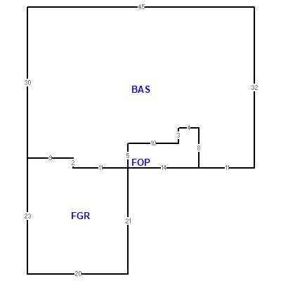 Building layout (traversing data) of this property