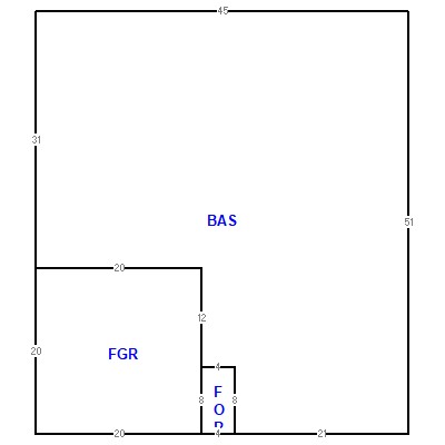 Building layout (traversing data) of this property