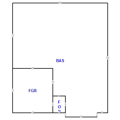 Building layout (traversing data) of this property