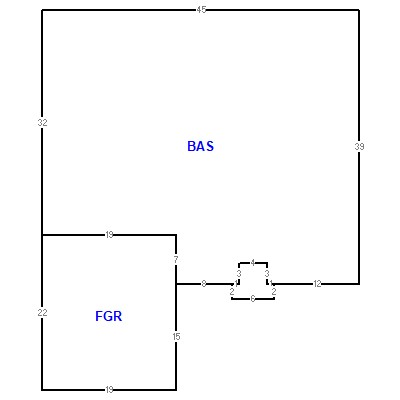 Building layout (traversing data) of this property