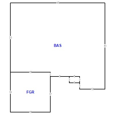 Building layout (traversing data) of this property