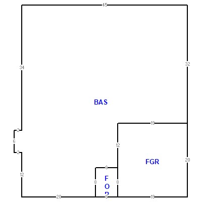 Building layout (traversing data) of this property