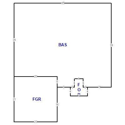 Building layout (traversing data) of this property