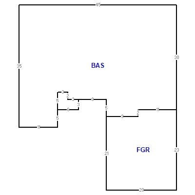 Building layout (traversing data) of this property