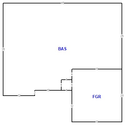 Building layout (traversing data) of this property