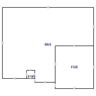 Building layout (traversing data) of this property