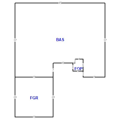 Building layout (traversing data) of this property