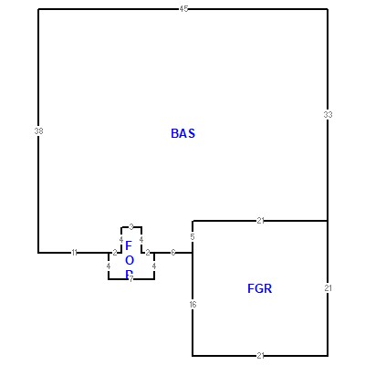 Building layout (traversing data) of this property