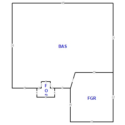 Building layout (traversing data) of this property