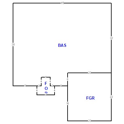 Building layout (traversing data) of this property