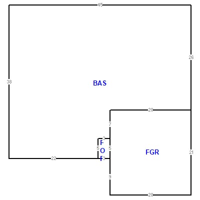 Building layout (traversing data) of this property