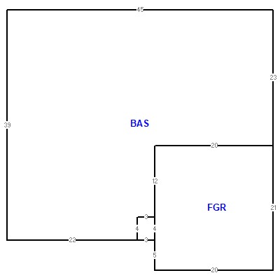 Building layout (traversing data) of this property