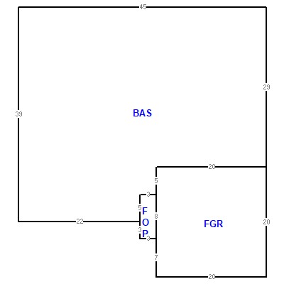 Building layout (traversing data) of this property