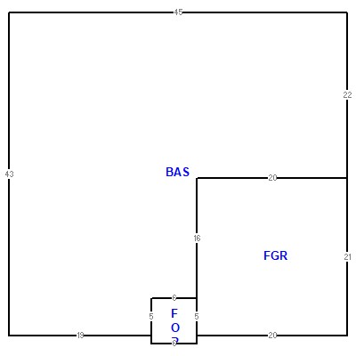Building layout (traversing data) of this property