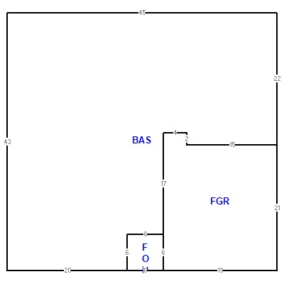 Building layout (traversing data) of this property