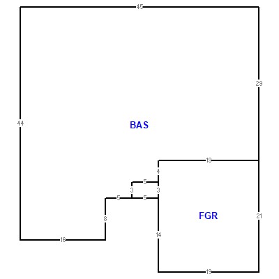 Building layout (traversing data) of this property