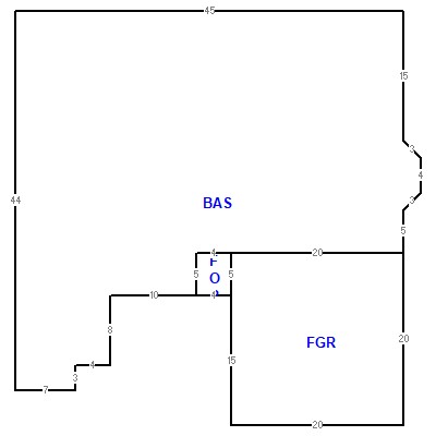 Building layout (traversing data) of this property
