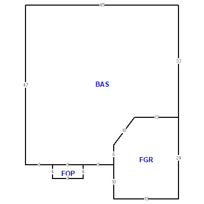 Building layout (traversing data) of this property