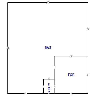 Building layout (traversing data) of this property