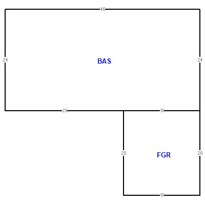 Building layout (traversing data) of this property
