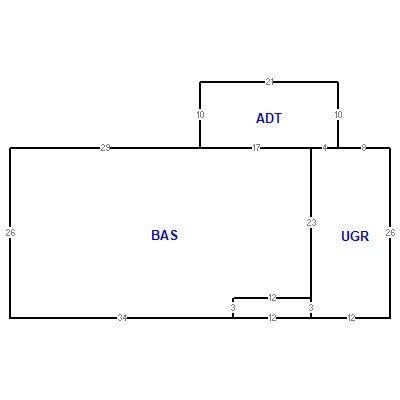 Building layout (traversing data) of this property