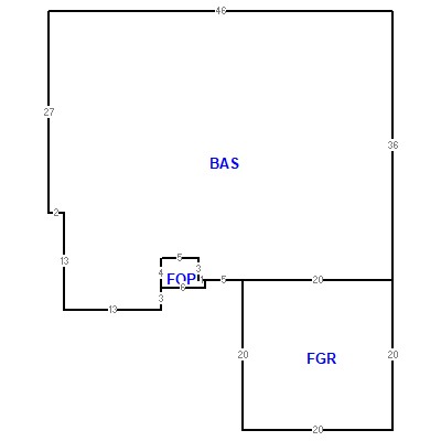 Building layout (traversing data) of this property